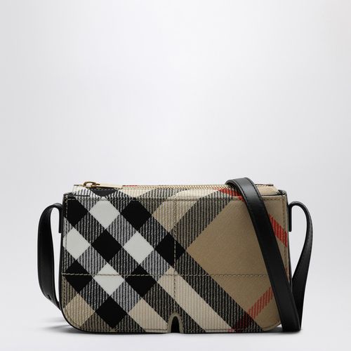 Borsa a tracolla Snip motivo Check - Burberry - Modalova