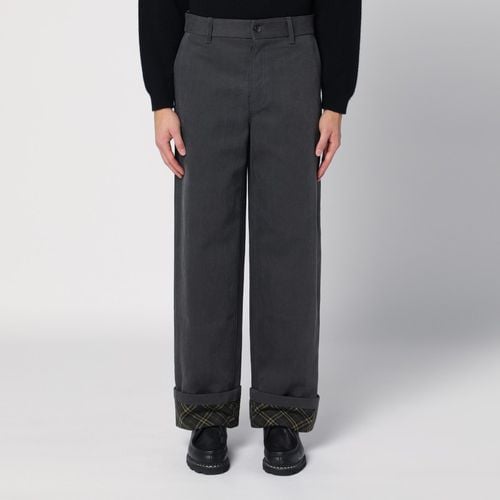 Trousers with Check pattern lapels - Burberry - Modalova