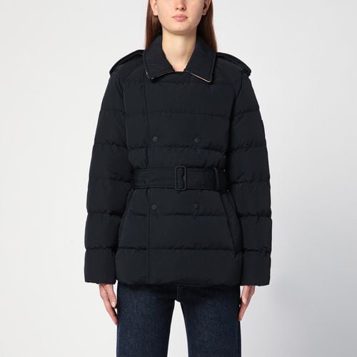 Black nylon short down jacket - Burberry - Modalova