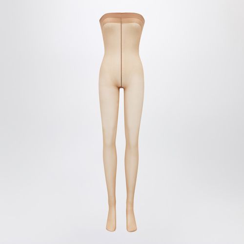 Caramel-coloured tights jumpsuit - Saint Laurent - Modalova