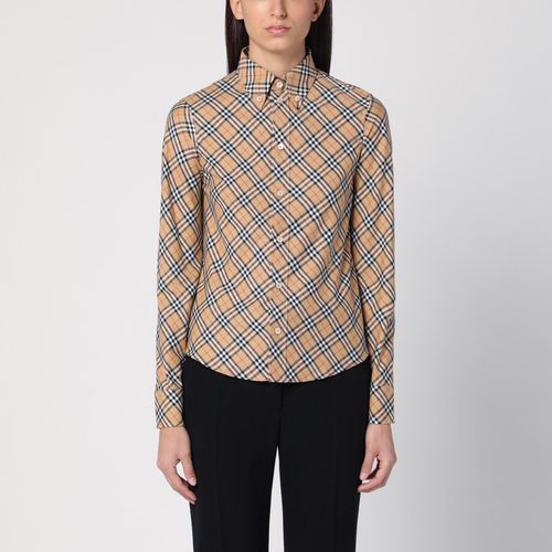 Button-down shirt with Check pattern - Burberry - Modalova