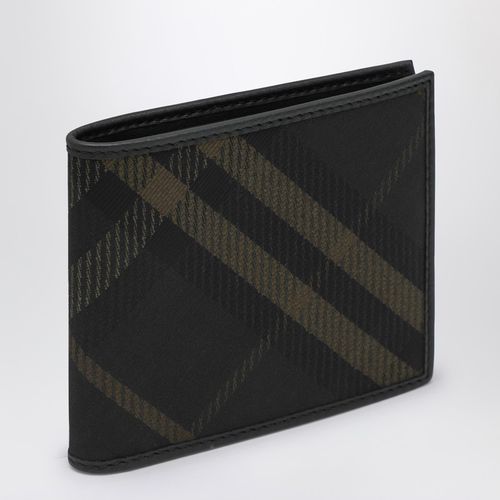 Portafoglio bi-fold con motivo Check - Burberry - Modalova