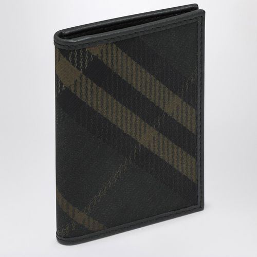 Folding card case with Check pattern - Burberry - Modalova