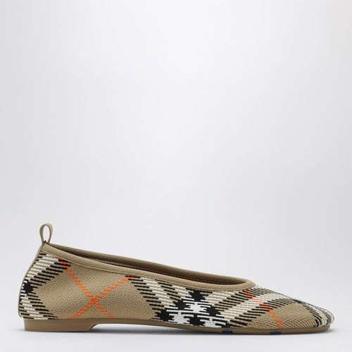 Baby Ballerina in Check Sand - Burberry - Modalova