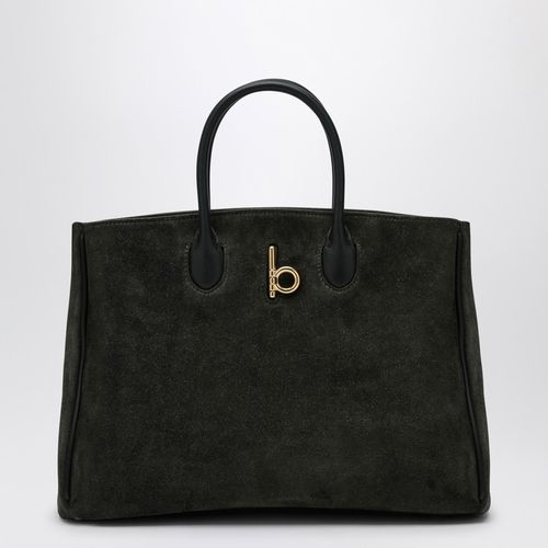 Rocking Horse medium dark suede tote - Burberry - Modalova