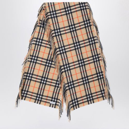 Happy Check Pattern Cashmere Scarf - Burberry - Modalova