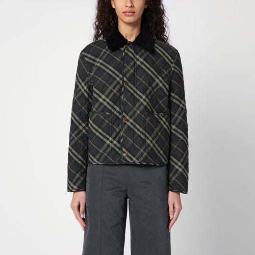 Quilted country jacket with Check pattern - Burberry - Modalova