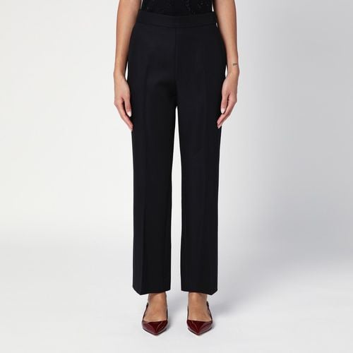 Black wool-blend trousers - GUCCI - Modalova