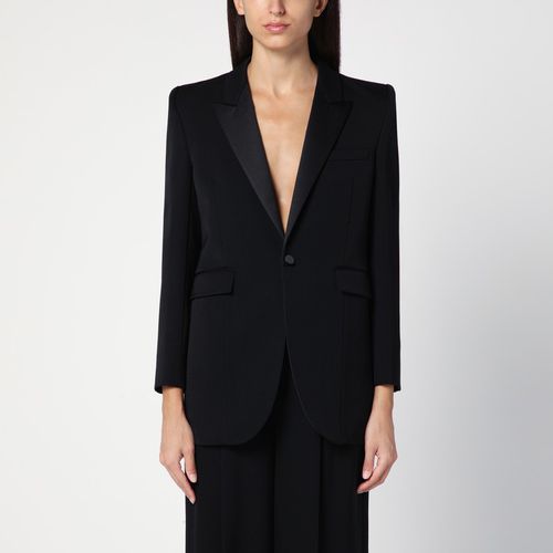 Black wool single-breasted jacket - Saint Laurent - Modalova