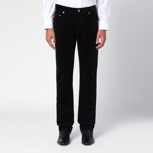 Pantalone slim in velluto a coste - Saint Laurent - Modalova