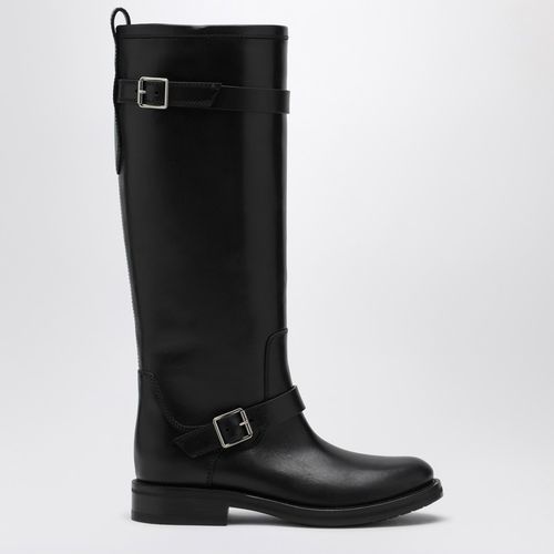 Smooth River boots in black leather - Saint Laurent - Modalova