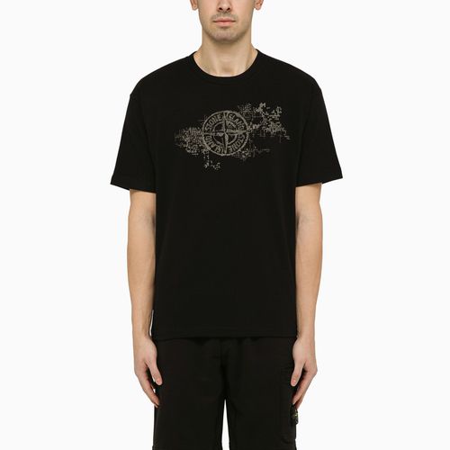 T-shirt with Stamp One logo print - Stone Island - Modalova