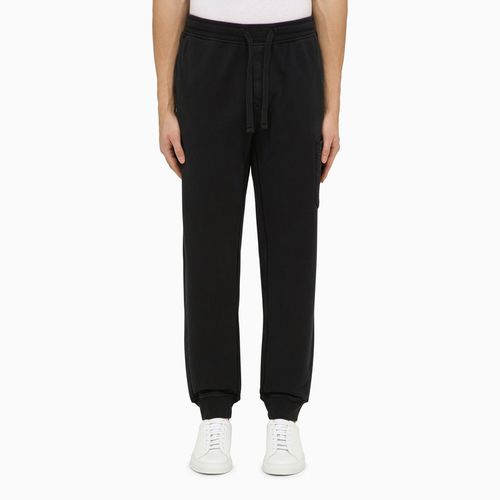 Navy cotton jogging pants - Stone Island - Modalova