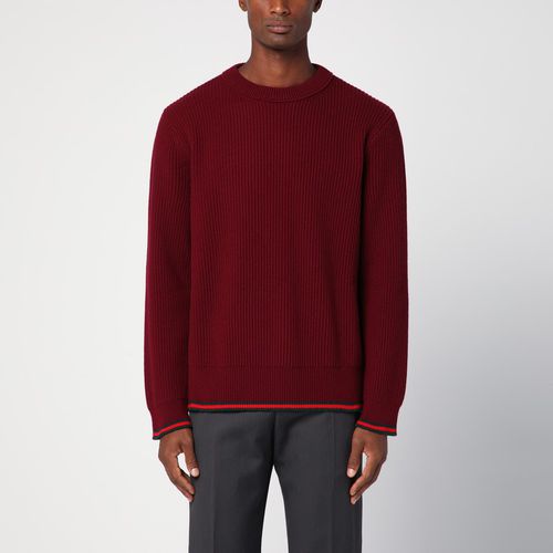 Burgundy wool and cashmere jumper - GUCCI - Modalova