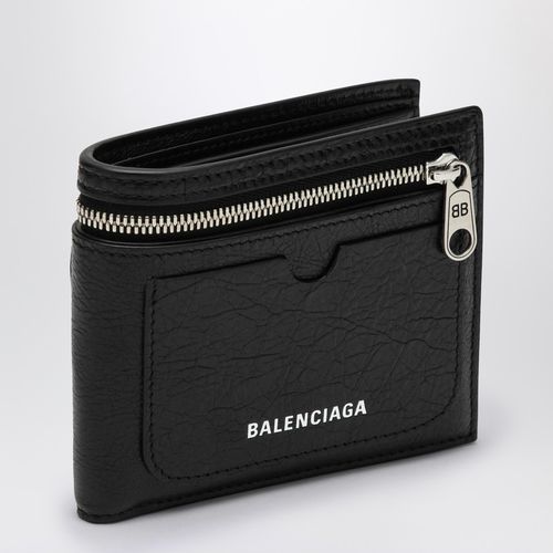 Leather Superbusy bi-fold wallet - Balenciaga - Modalova