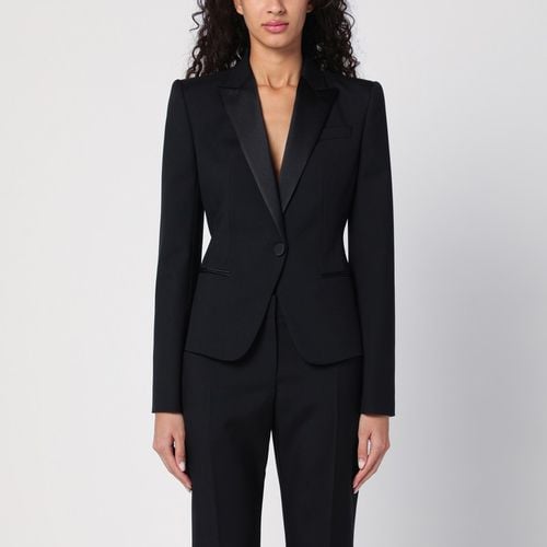 Single-breasted jacket in wool - Alexander McQueen - Modalova