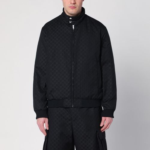 Black GG fabric bomber jacket - GUCCI - Modalova