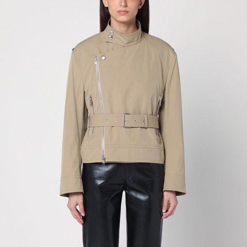 Light jacket with beige belt - Bottega Veneta - Modalova