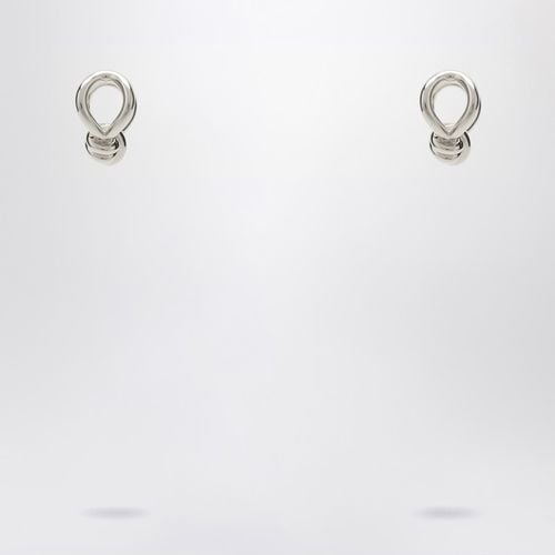 Silver earrings with Knot detail - Bottega Veneta - Modalova