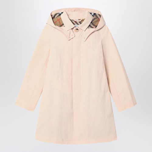 Car coat chiaro in cotone e nylon - Burberry - Modalova