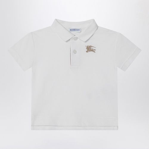 White cotton polo - Burberry - Modalova