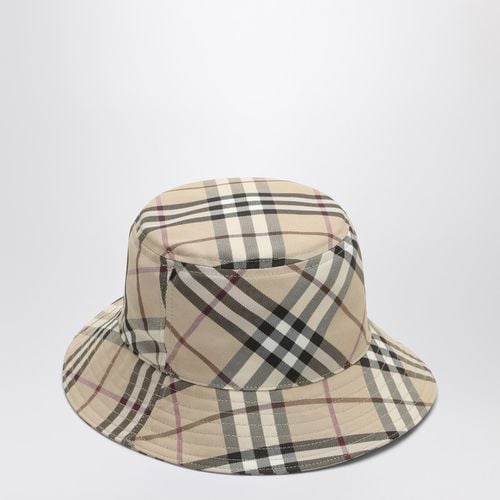 Cappello bucket Check con ricamo EKD - Burberry - Modalova