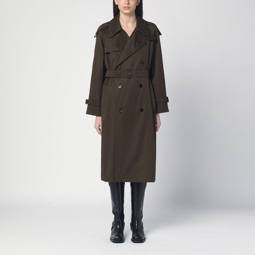 Trench Castleford long juniper colour - Burberry - Modalova