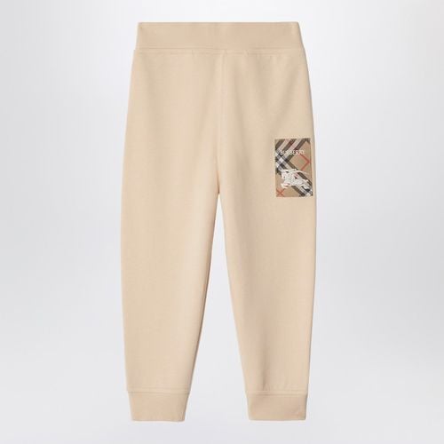 Light beige jogging trousers - Burberry - Modalova