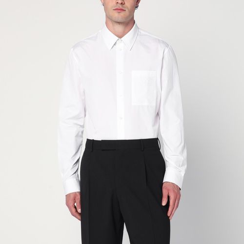 Camicia bianca in popeline di cotone - Burberry - Modalova