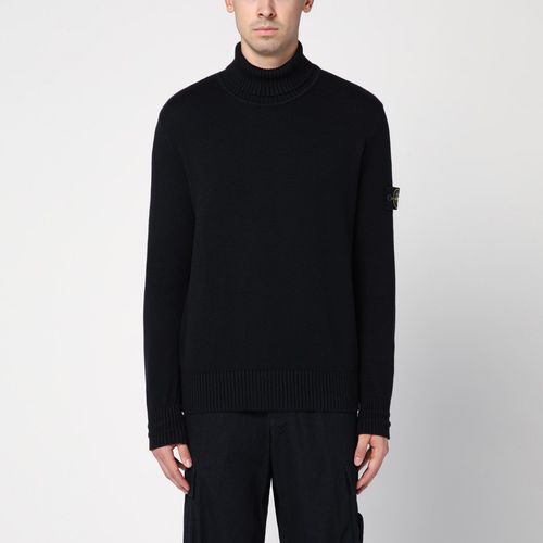 Cotton blend turtleneck sweater - Stone Island - Modalova