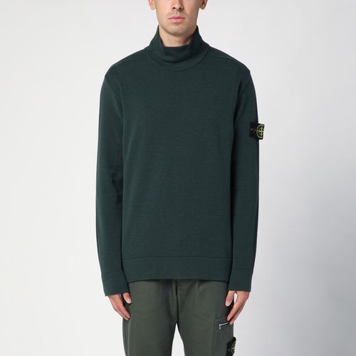 Moss wool-blend turtleneck sweater - Stone Island - Modalova