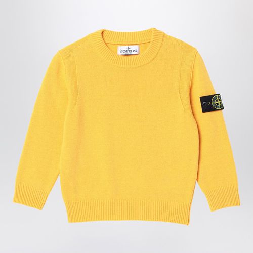 Yellow cotton jumper - Stone Island - Modalova