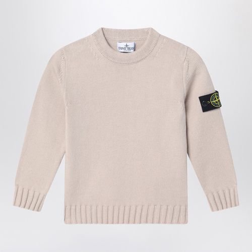 Beige cotton blend jumper - Stone Island - Modalova