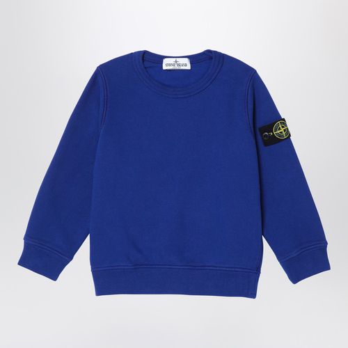 Bright blue cotton sweatshirt - Stone Island - Modalova