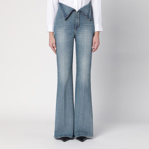 Flared jeans with turn-ups at the waist - Alexander McQueen - Modalova