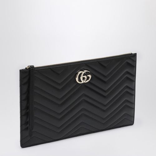 Large GG Marmont black pouch - GUCCI - Modalova