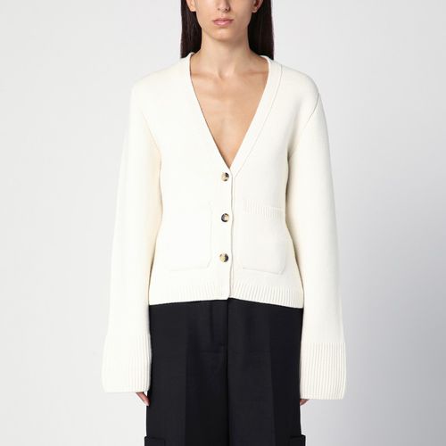 White cashmere cardigan - Khaite - Modalova