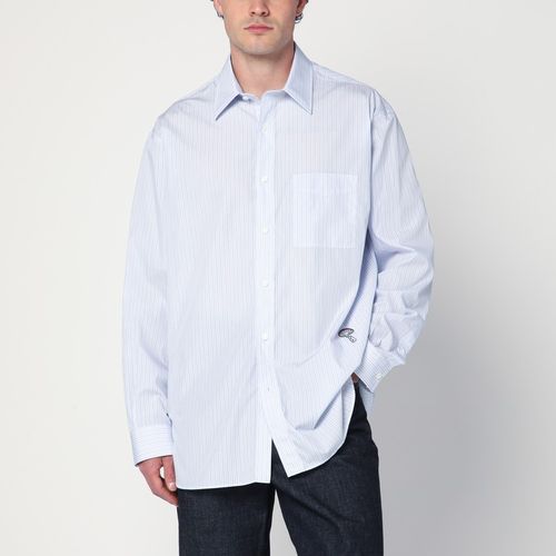 Striped cotton poplin shirt - Bottega Veneta - Modalova