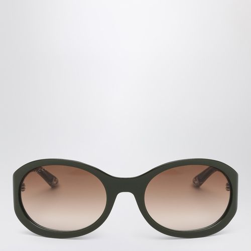Green round sunglasses - GUCCI - Modalova