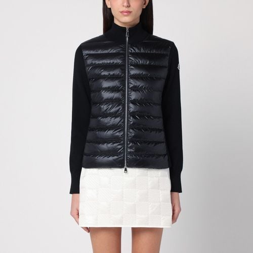 Black padded zip cardigan - Moncler - Modalova