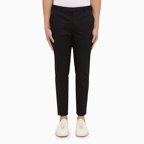 Navy cotton slim trousers - PT Torino - Modalova