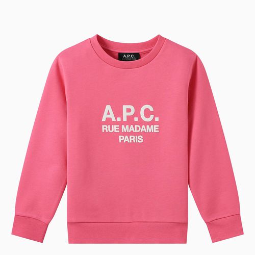 Elie salmon crew-neck sweatshirt - A.P.C. - Modalova