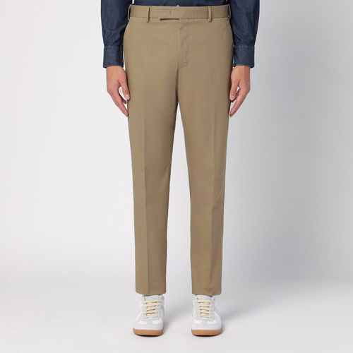 Dark beige cotton trousers - PT Torino - Modalova