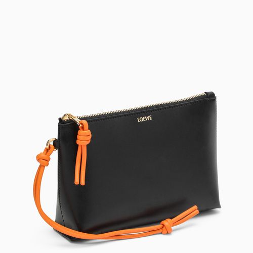 Black Knot T pouch in black leather - Loewe - Modalova