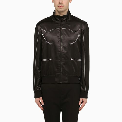 Reversible bomber jacket with stars - Balmain - Modalova