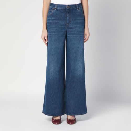 Wide leg blue jeans - Chloé - Modalova