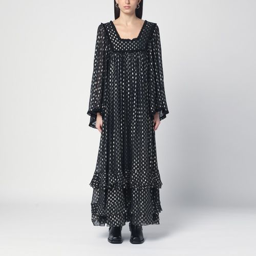 Maxi dress with lightweight silk ruffles - Chloé - Modalova