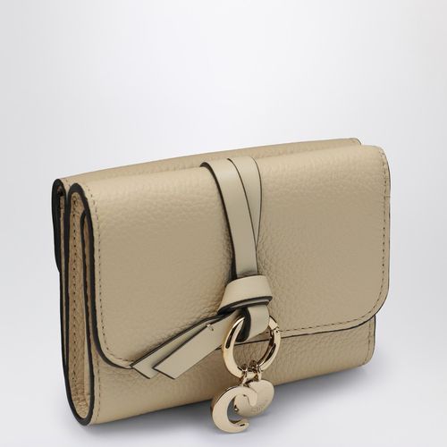 Alphabet small trifold beige wallet - Chloé - Modalova