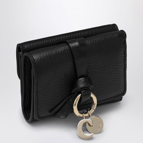 Alphabet mini trifold black wallet - Chloé - Modalova