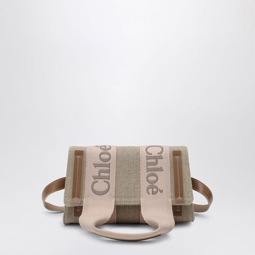 Woody beige/pink canvas waist bag - Chloé - Modalova